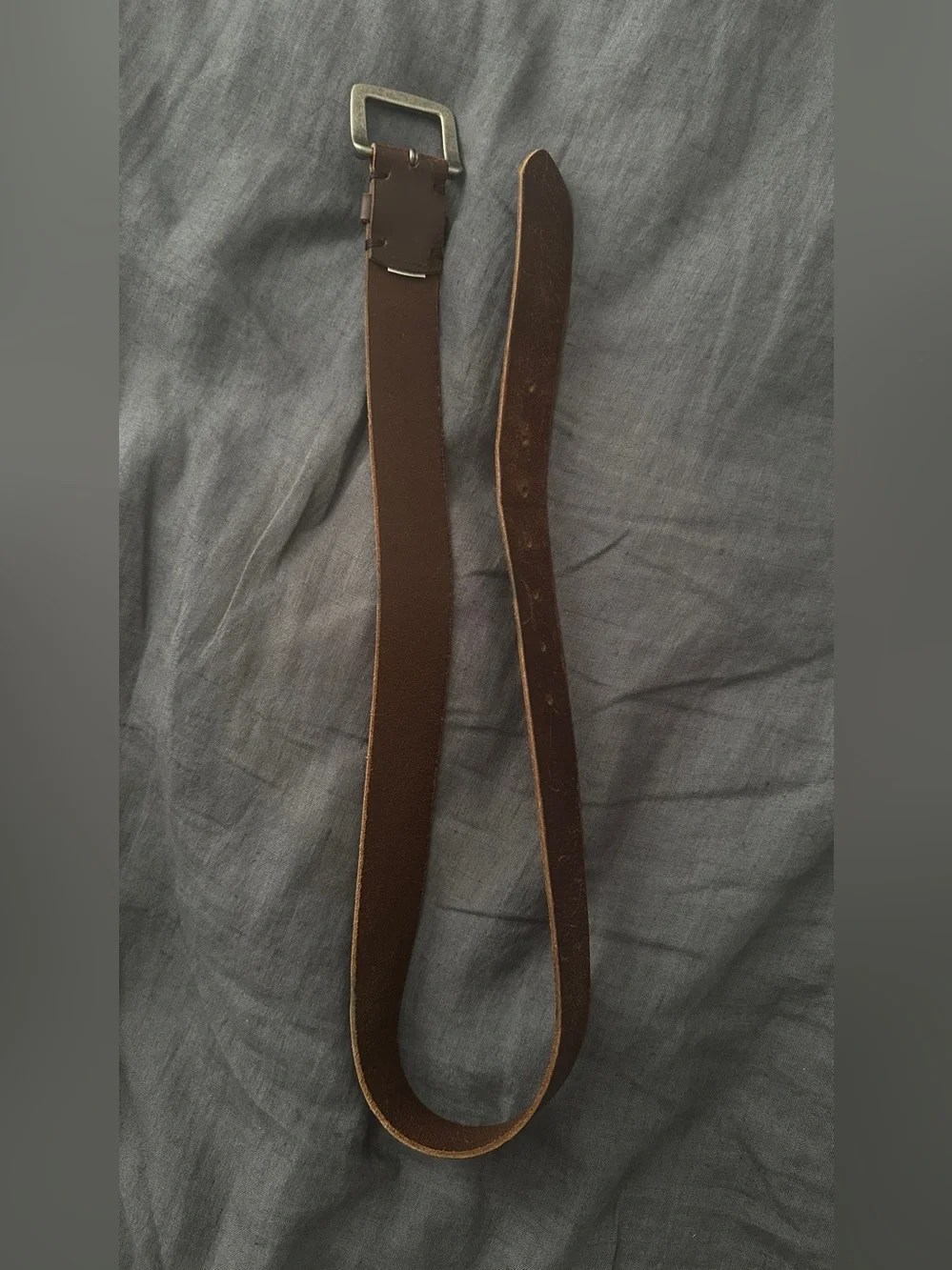 Gorgeous brown leather belt
